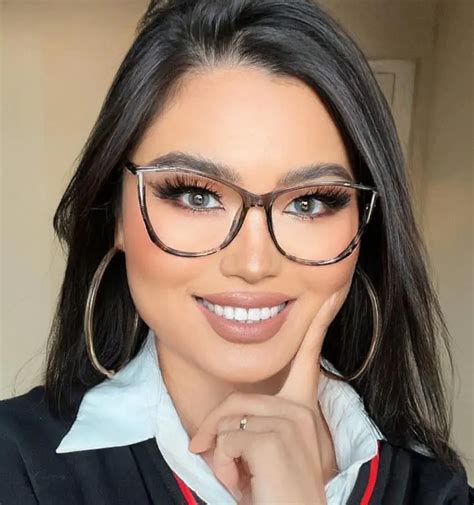square face cat eye glasses